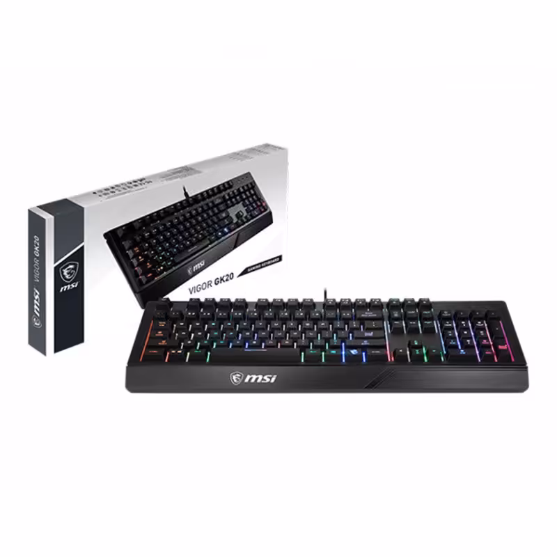 کیبورد مخصوص بازی ام اس آی مدلMSI Keyboard Gaming VIGOR GK20