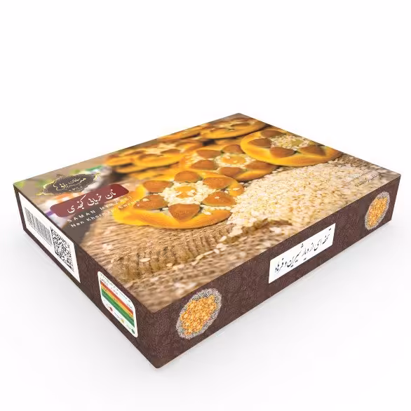 نان خرمایی کنجدی با روغن نباتی