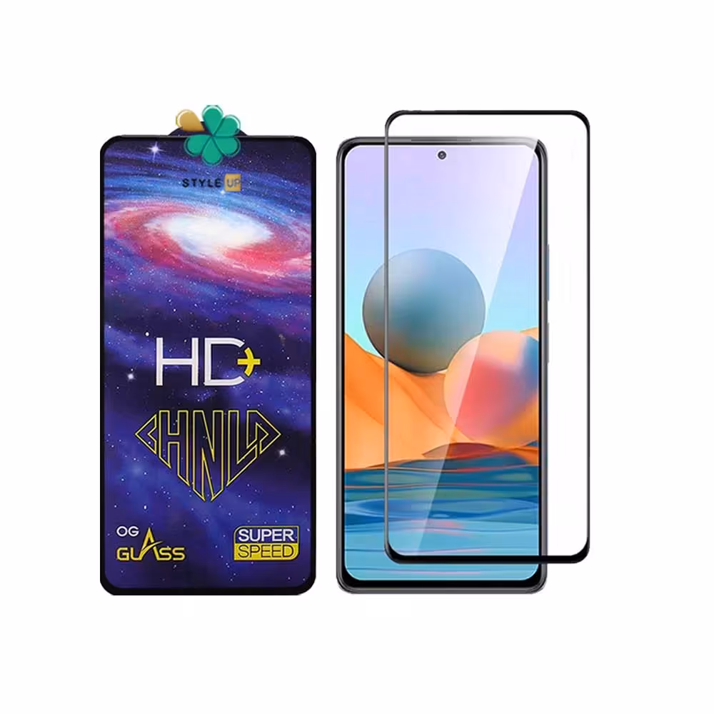 گلس فول گوشی شیائومی Xiaomi Redmi Note 10S مدل HD Plus
