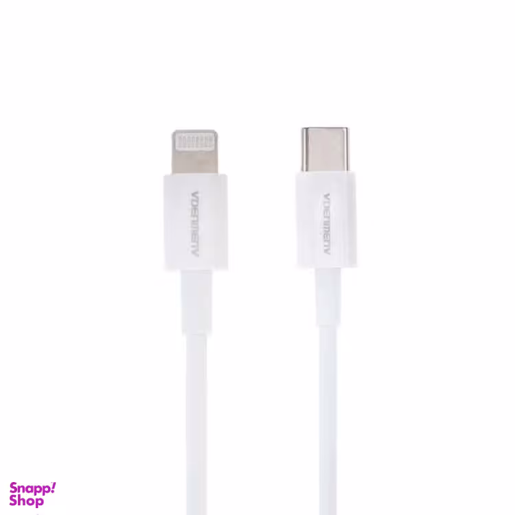 کابل دیتا 20 وات Type-C به Lightning دنمن مدل D65L طول 1 متر