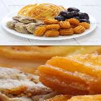 عکس افطاری زولبیا و بامیه | گرافیک با طعم تربچه