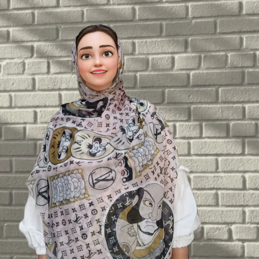 شال سوپر نخ ارسال رایگان خنکه لیز نیست مناسب گرما و رطوبت بالاست