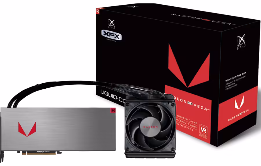 کارت گرافیک ایکس اف ایکس مدل آر ایکس وگا 64 Liquid Cooled با حافظه 8 گیگابایت