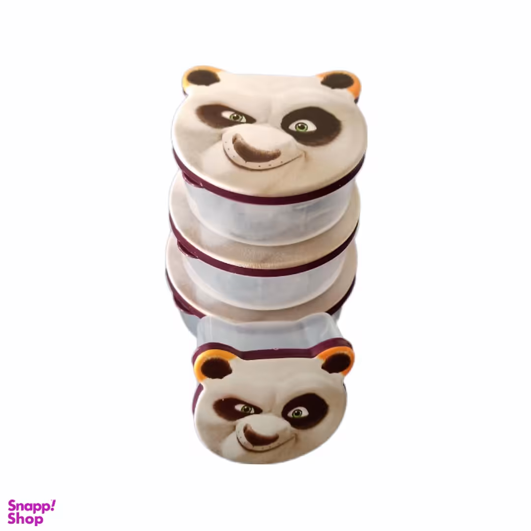 ظرف نگهدارنده مدل پاندا کد 02 مجموعه 4 عددی