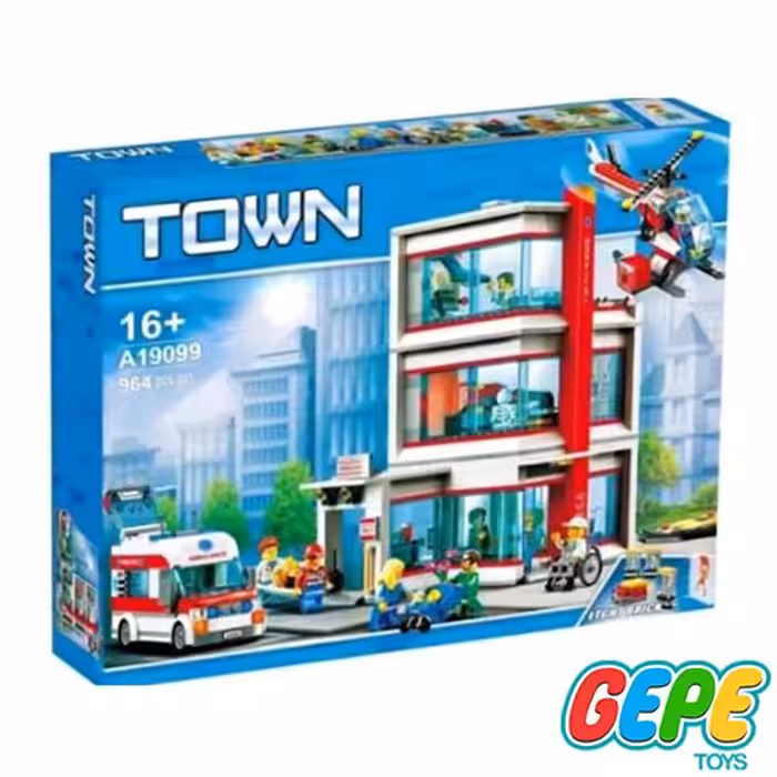 لگو ساختنی مدل بیمارستان