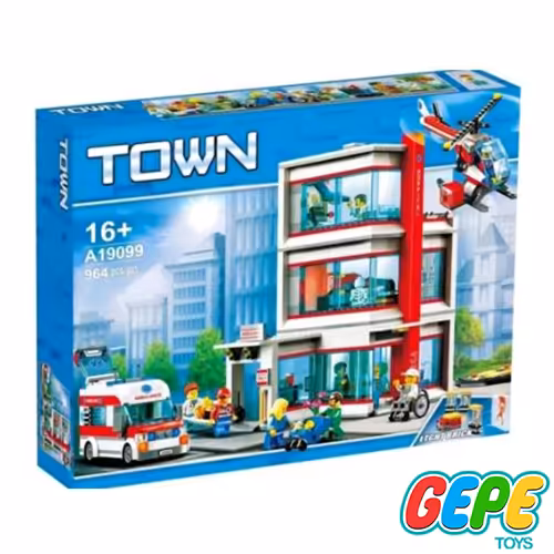 لگو ساختنی مدل بیمارستان