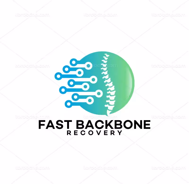 وکتور لوگوی ستون فقرات | گرافیک با طعم تربچه