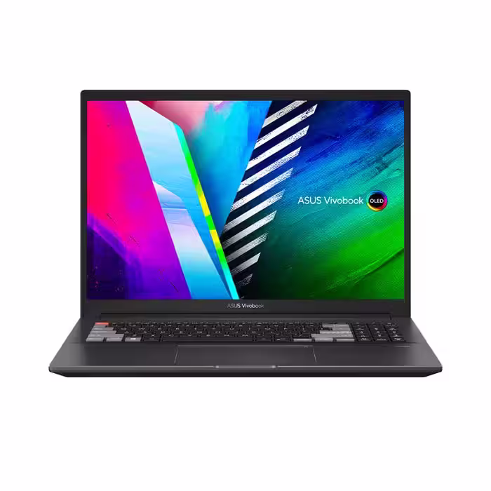 لپ تاپ ASUS 16 اینچی مدل Vivobook Pro M7600QE با پردازنده Ryzen 5 5600H رم 16GB حافظه 512GB SSD گرافیک 4GB 3050 و صفحه نمایش 4K OLED