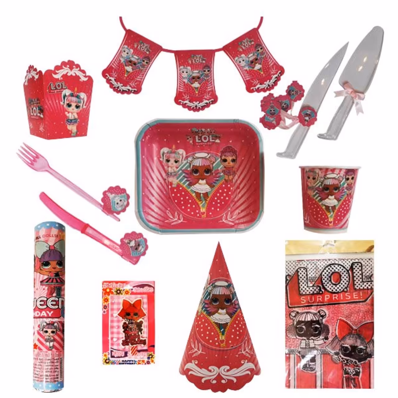 مجموعه 134 عددی تم تولد طرح کارتون ال او ال