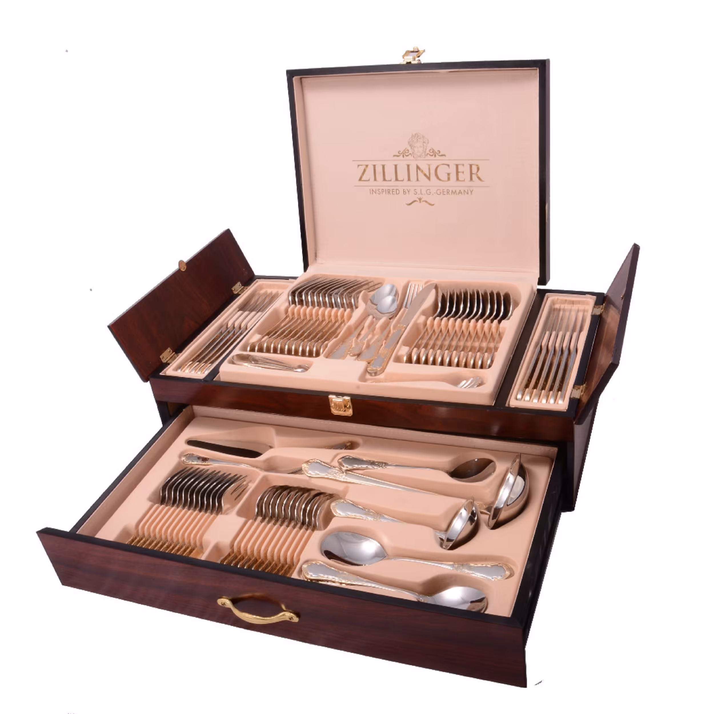 سرویس قاشق کاردو چنگال 72 پارچه زیلینگر مدل الکساندر  