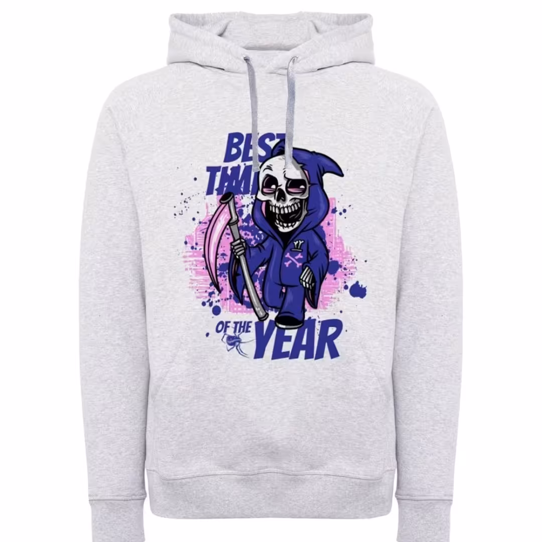 هودی طرح اسکلت بنفش رنگ سفید کلاه دار اسپرت داخل کرکی زمستانیNOC-80