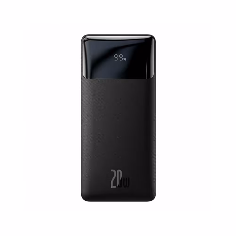 پاور بانک شارژ سریع 20 وات بیسوس Baseus PPDML-L01 Bipow Digital Display 10000mAh Power Bank