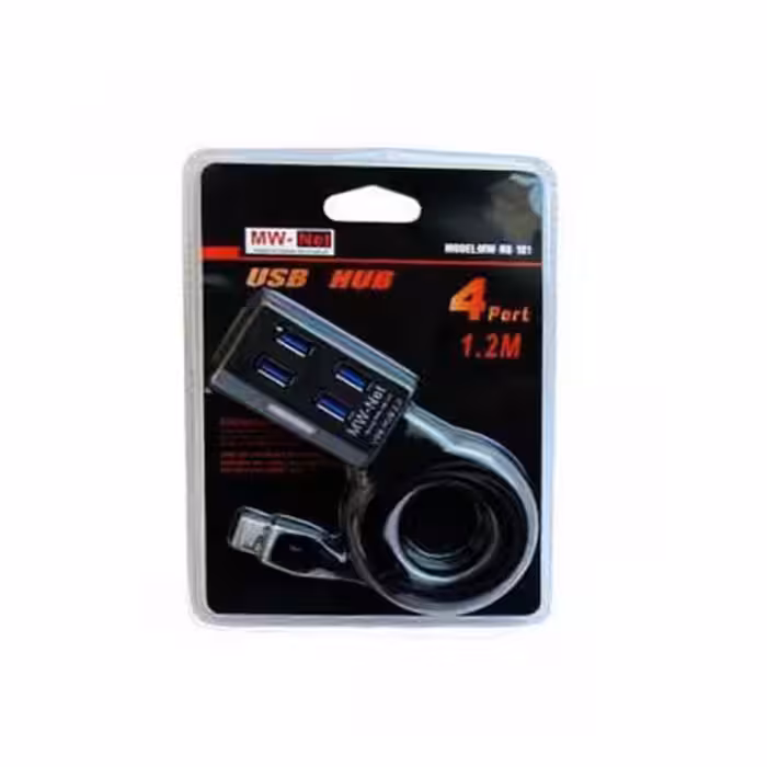 هاب USB چهارپورت ام دبلیو نت مدل HB-106
