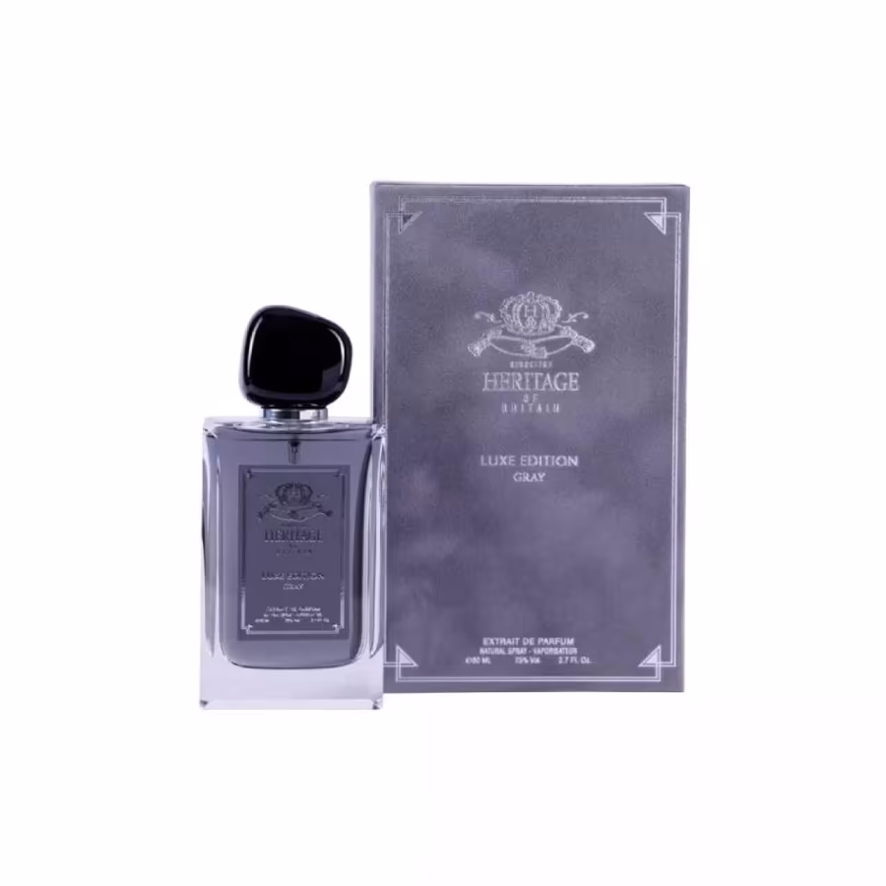 ادوپرفیوم مردانه هریتیج مدل Luxe Edition Gray حجم 80 میل