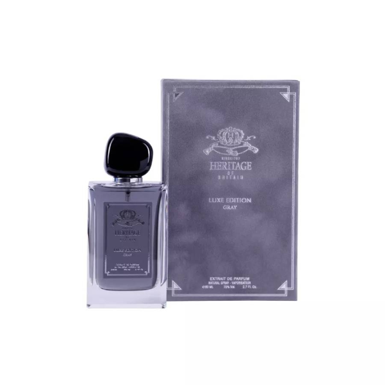ادوپرفیوم مردانه هریتیج مدل Luxe Edition Gray حجم 80 میل