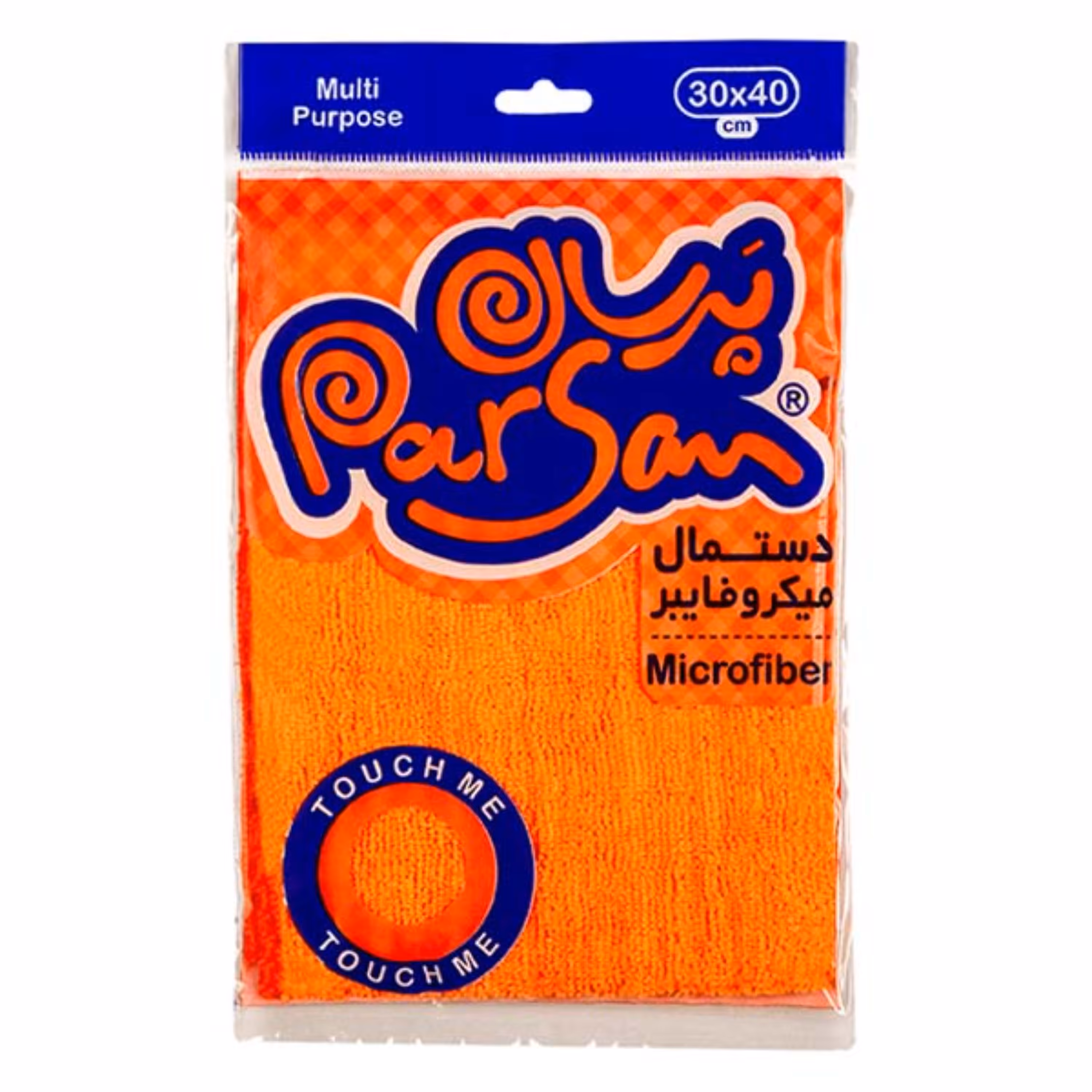 دستمال میکروفایبر شیشه پرسان یک ابعاد 30در 40 