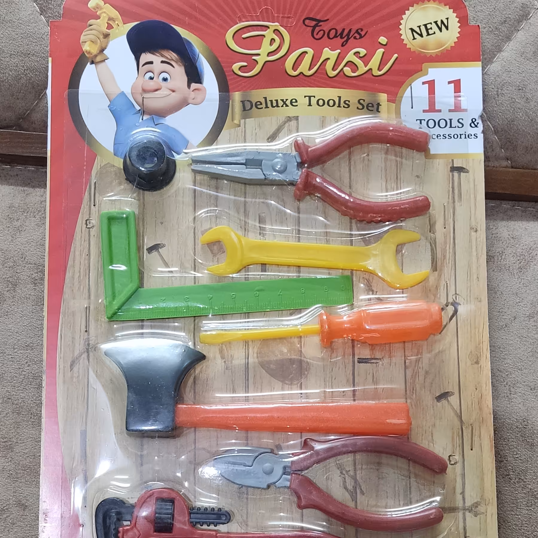 ابزار سایز متوسط کارتی اسباب بازی پسرانه