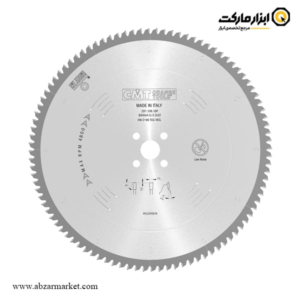 تیغ اره الماسه آلومینیوم بر سی ام تی 400x108 مدل 29710816p