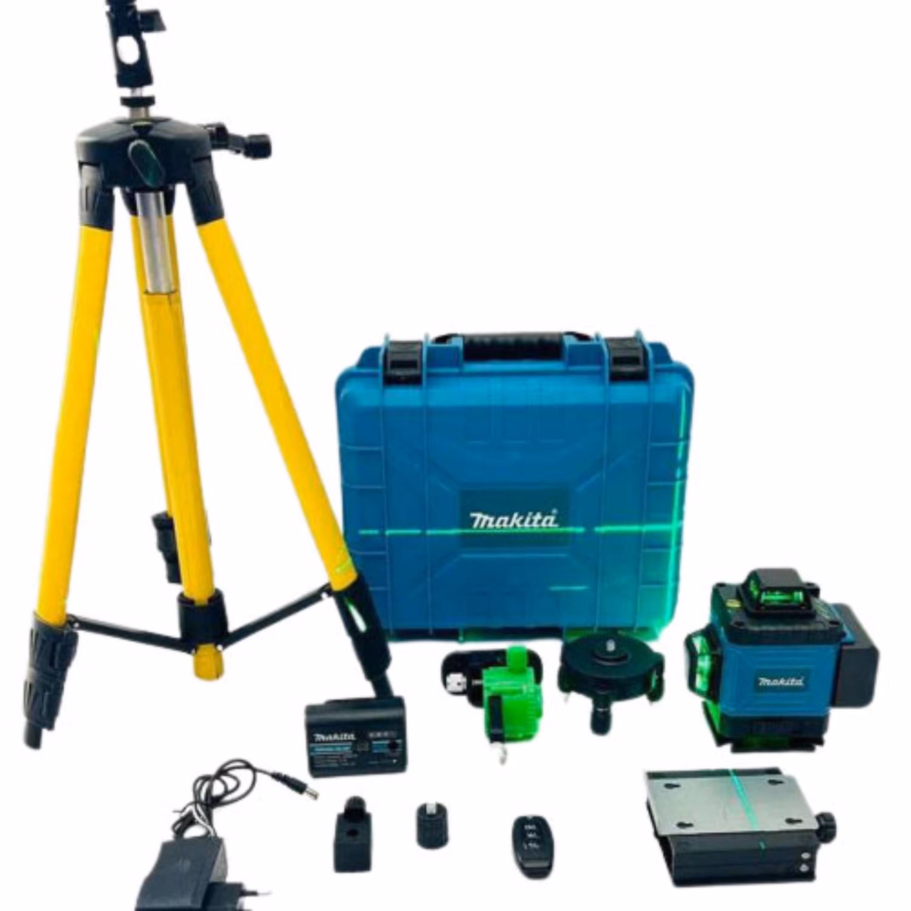 تراز لیزری 4 بعدی ماکیتا 360 درجه و بلوتوث دار همراه با سه پایه بلند مدل Makita-