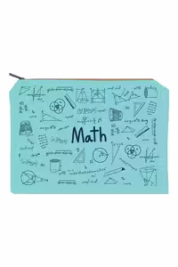 زیپ کیف سایز A4 Math آبی روشن دات نوت