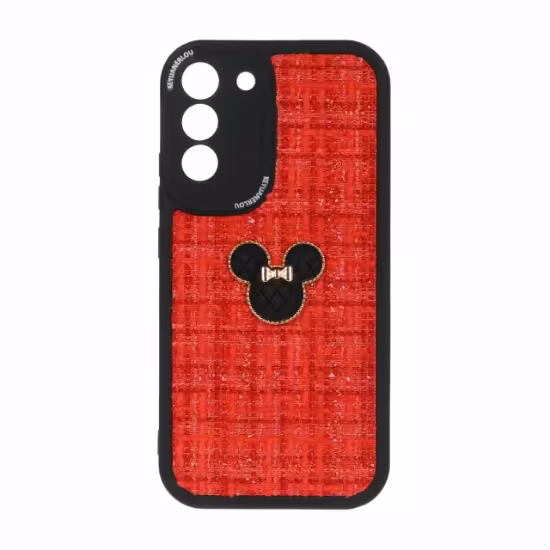 قاب گوشی پارچه ای میکی موس برجسته برای Samsung S23 Plus طرح 21