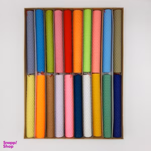 شمع مدل موم عسل مجموعه 20 عددی