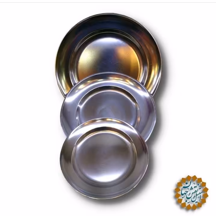 بشقاب استیل سبزی خوری(6عدد) قطر 17 سانتی متر