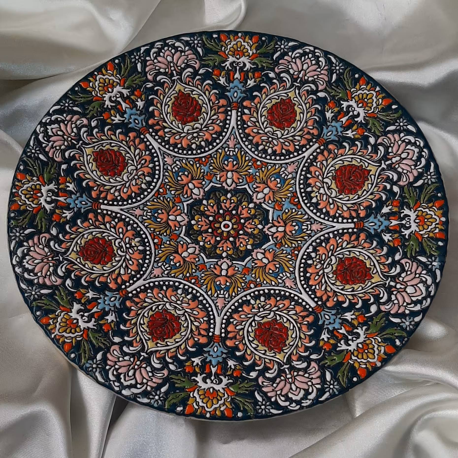 دیوارکوب میناکاری طرح جدید باغ بهشت 