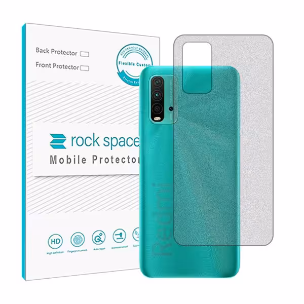 گلس محافظ پشت گوشی شیائومی Redmi 9 Power مدل نانو هیدروژل مات برند راک اسپیس کد23483S