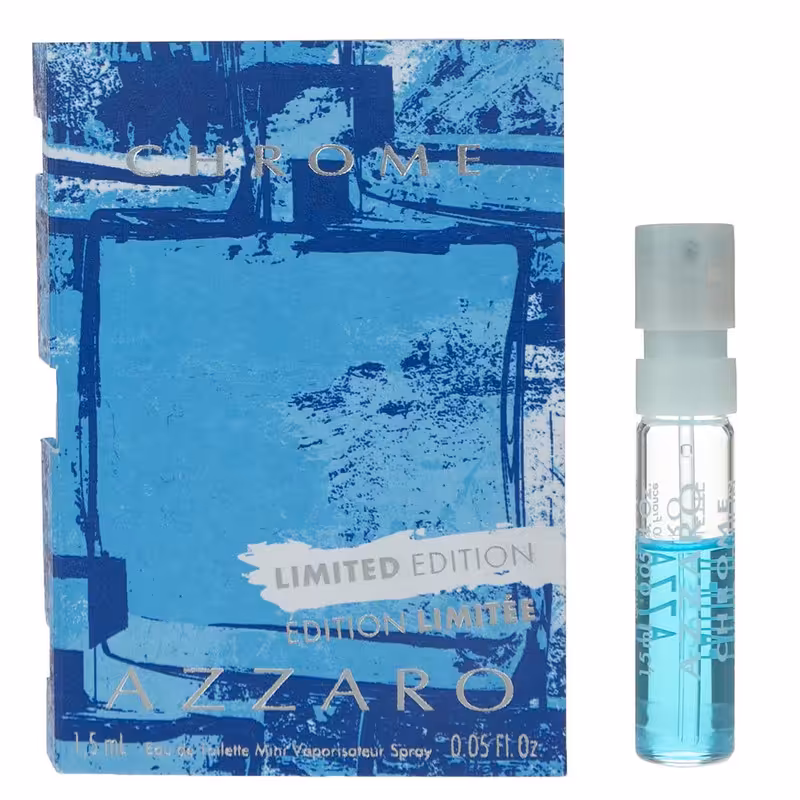 تستر ادو تویلت مردانه آزارو مدل Chrome Limited Edition حجم 1.5 میلی لیتر