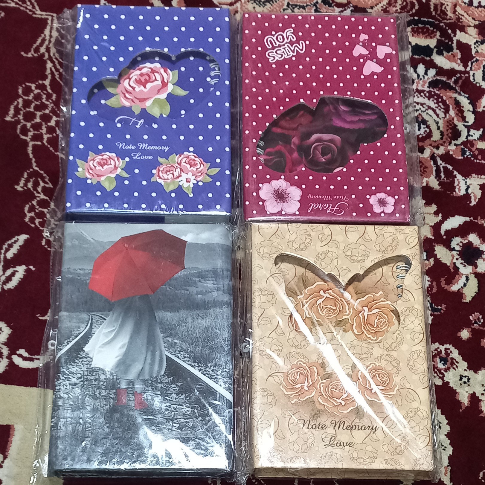 دفتر خاطرات سیمی 30 برگ طرح کلاسیک سنجاقک
