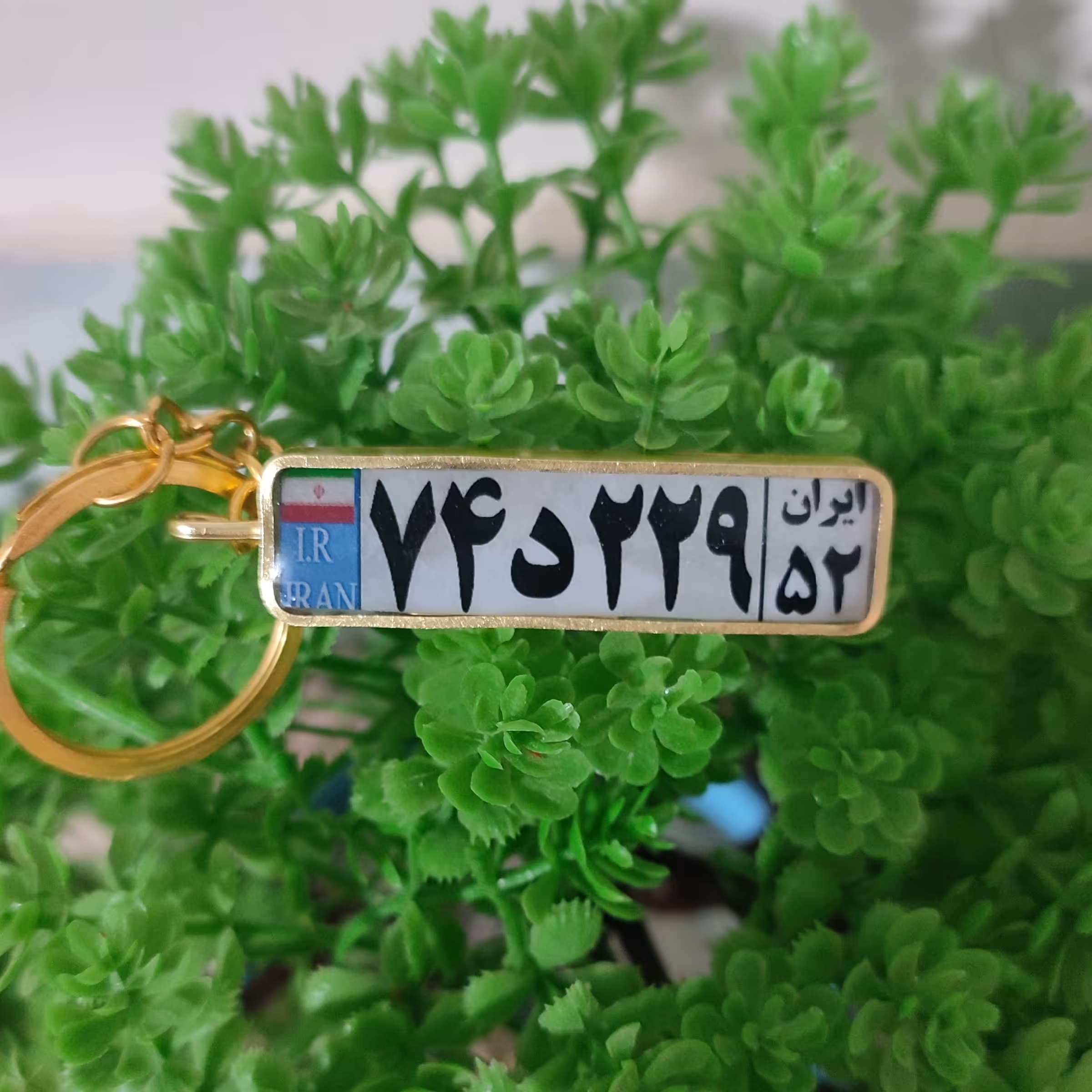 جاکلیدی پلاک ماشین رزینی