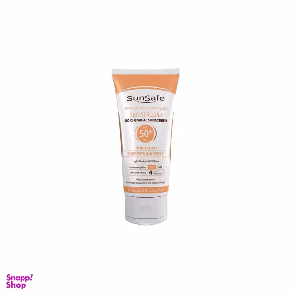 کرم ضد آفتاب سان سیف (Sun safe) مدل سنسی فلویید با SPF 50 حجم 50 میلی‌‌لیتر