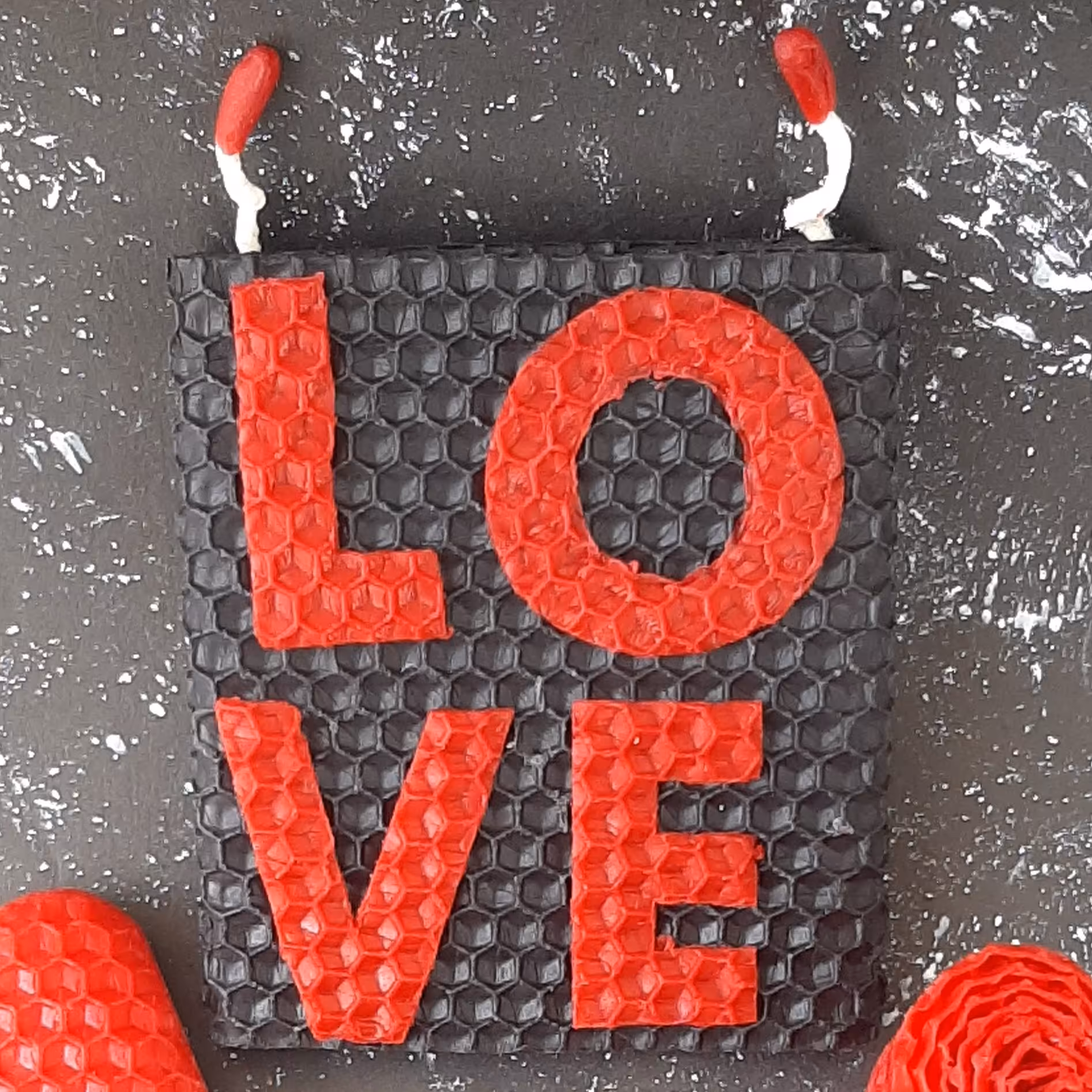 شمع کتابی بیزوکس ویژه ی ولن تاین رنگبندی دلخواه