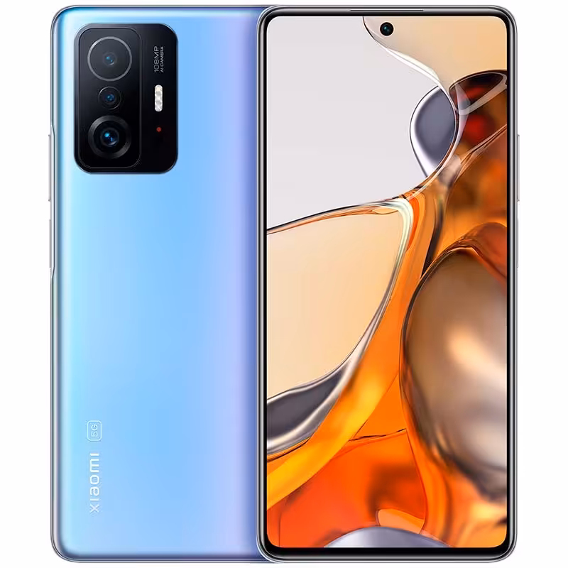 گوشی موبایل شیائومی مدل 11T Pro 2107113SG 5G دو سیم‌ کارت ظرفیت 256 گیگابایت و رم 8 گیگابایت (آبی) به همراه گلس