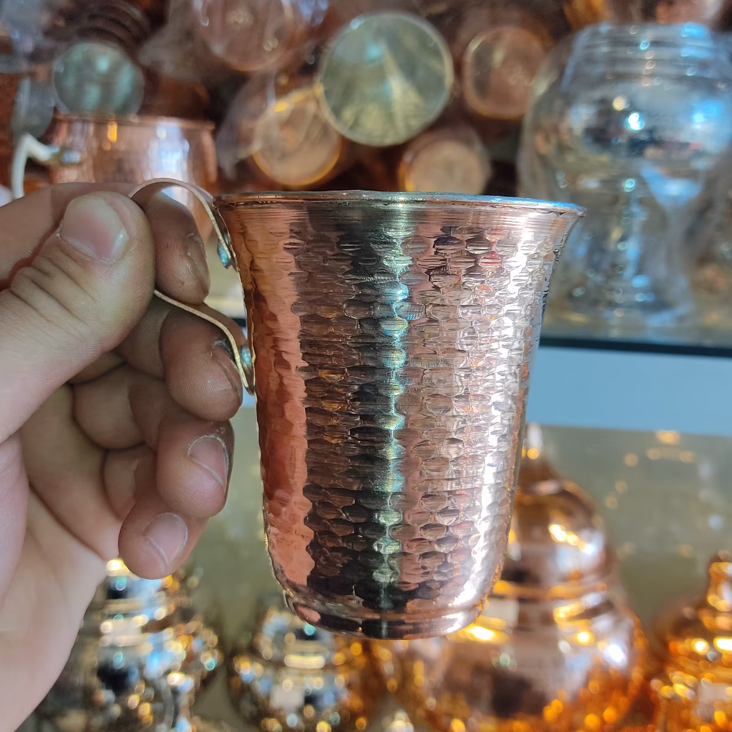 لیوان مسی لاله