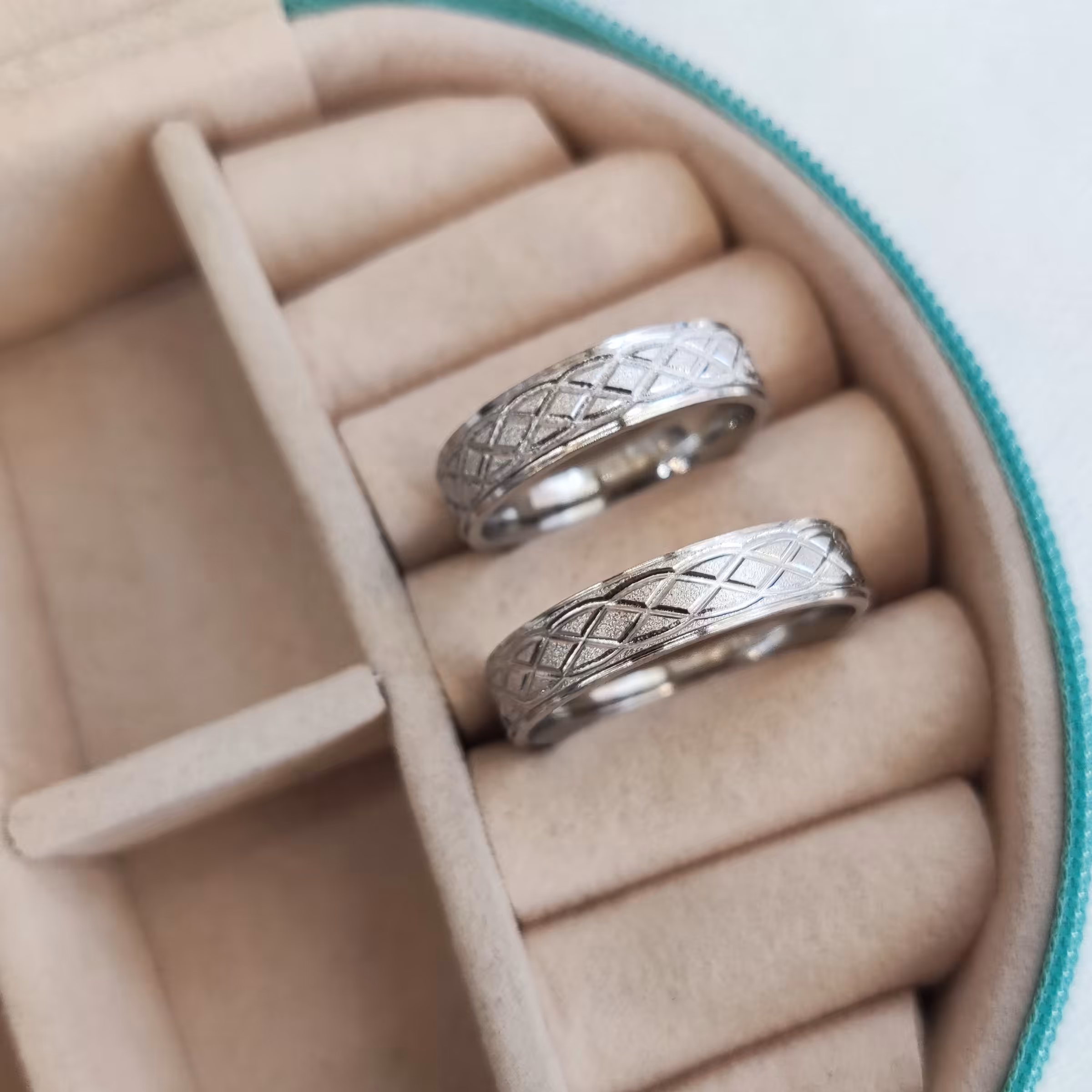 حلقه ست استیل رنگ ثابت سندپلاس