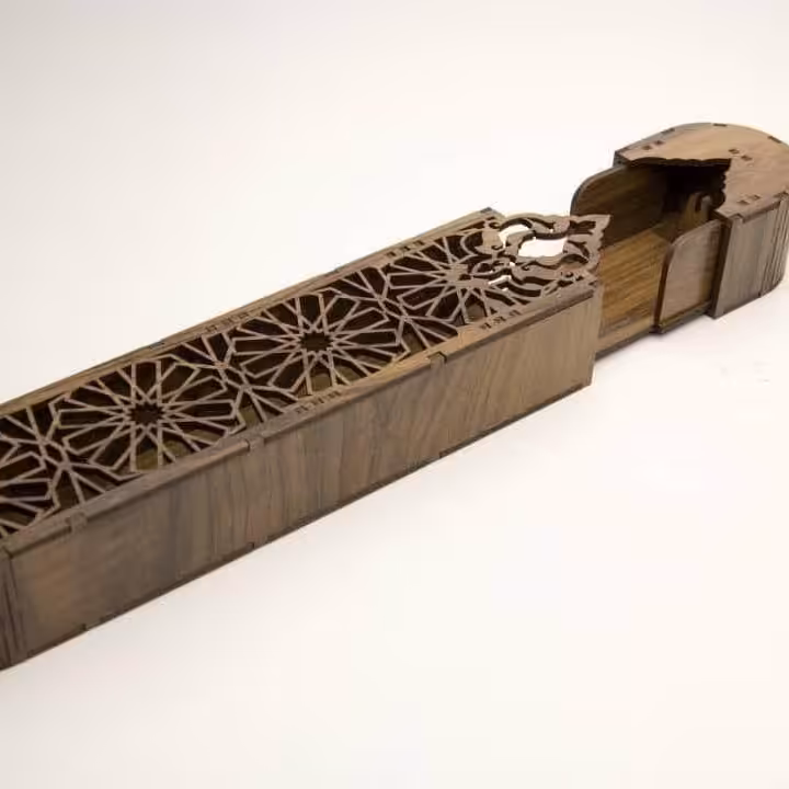 جا عودی کشویی ضخیم.طرح موجود طرح حروف الفبا ست