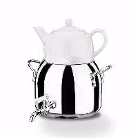 کتری و قوری شیردار مدل لونا دایموند کد A030 طرح دار