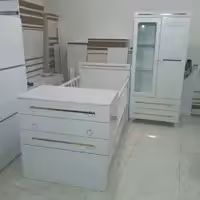 تخت و کمد نوزاد کمد بچه سرویس خواب کودک و نوجوان هزینه ارسال درب منزل با مشتری سیسمونی تخت و کمد نوزاد