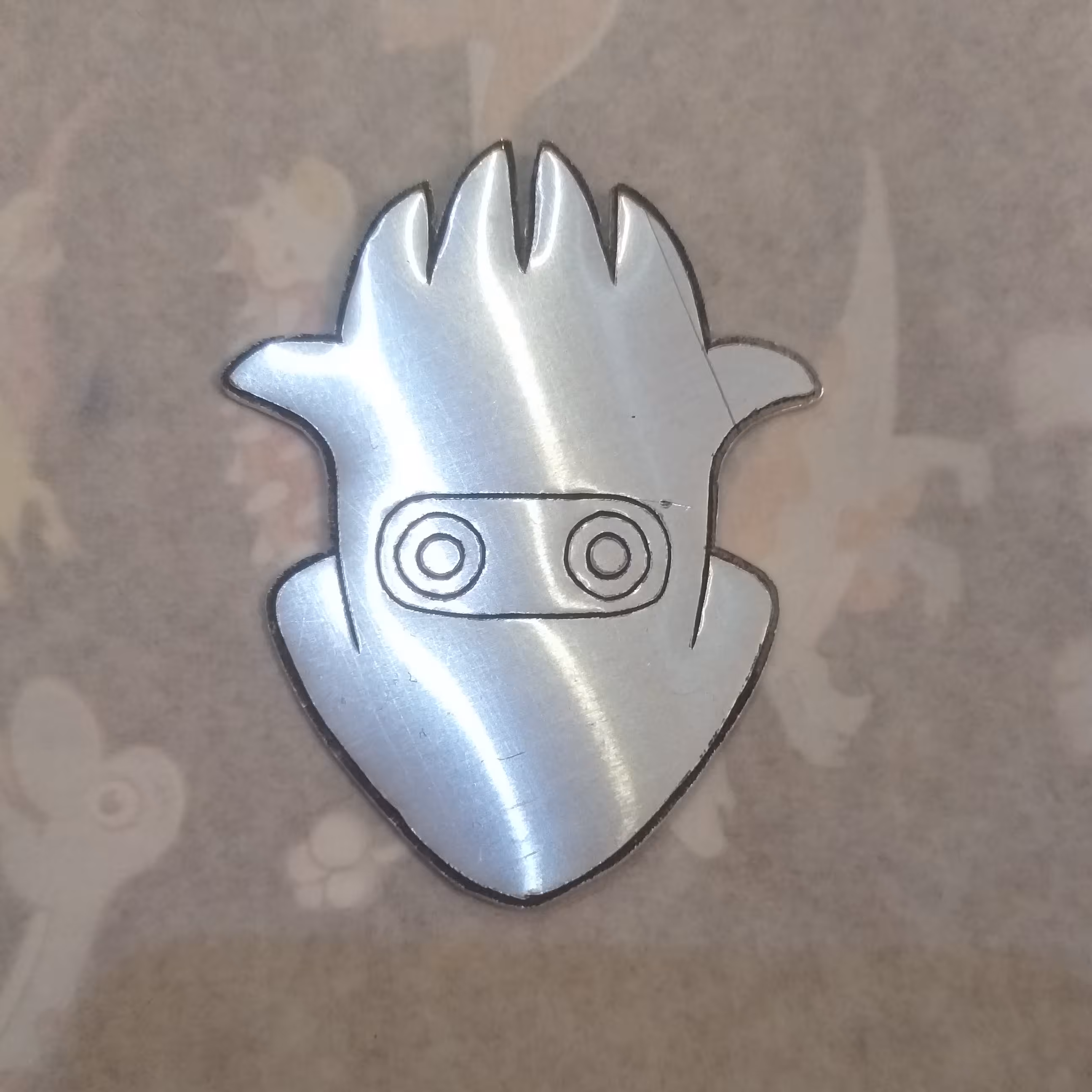 پلاک سوپر ماریو Super Mario ( نماد بازی قارچ خور ) 27  Blooper   آلومینیومی