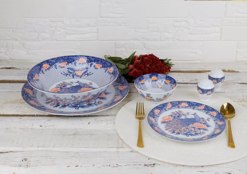 سرویس17پارچه طاووس کد90235