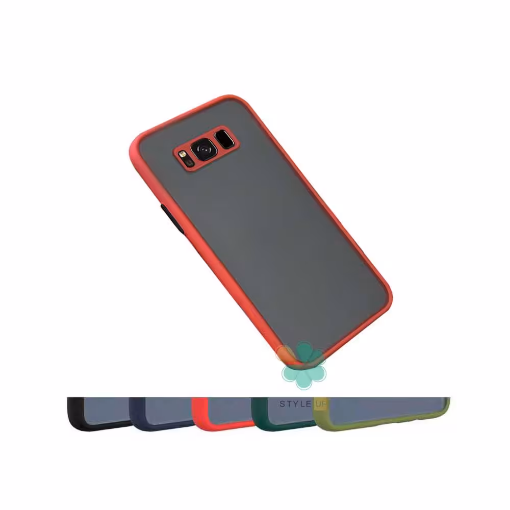 قاب گوشی سامسونگ Galaxy S8 Plus مدل پشت مات محافظ لنزدار