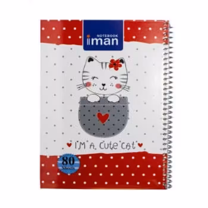 پک 6 عددی دفتر 80 برگ ایمان کد 9403