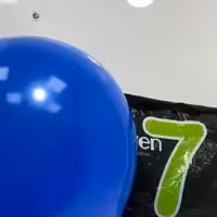 بادکنک آبی پر رنگ 12 اینچ 100 عددی