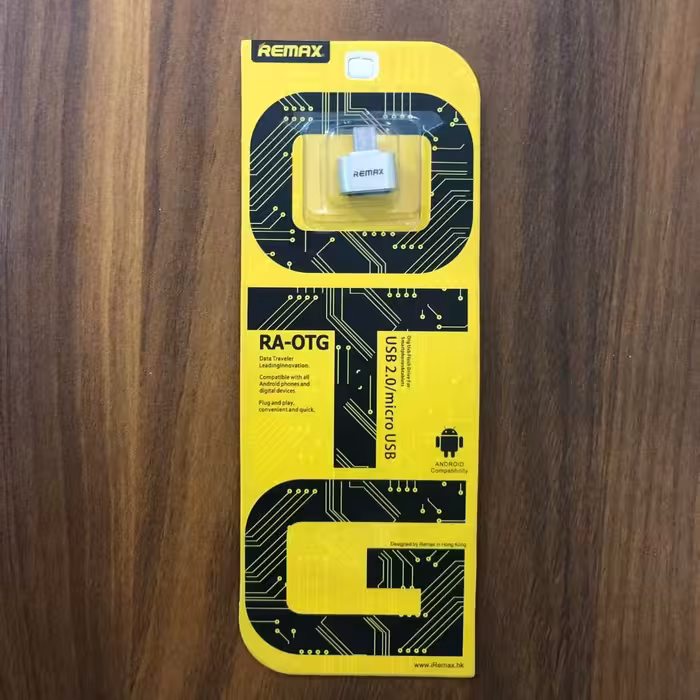 او تی جی OTG میکرو برند ریمکس مناسب برای گوشی های اندروید USB2