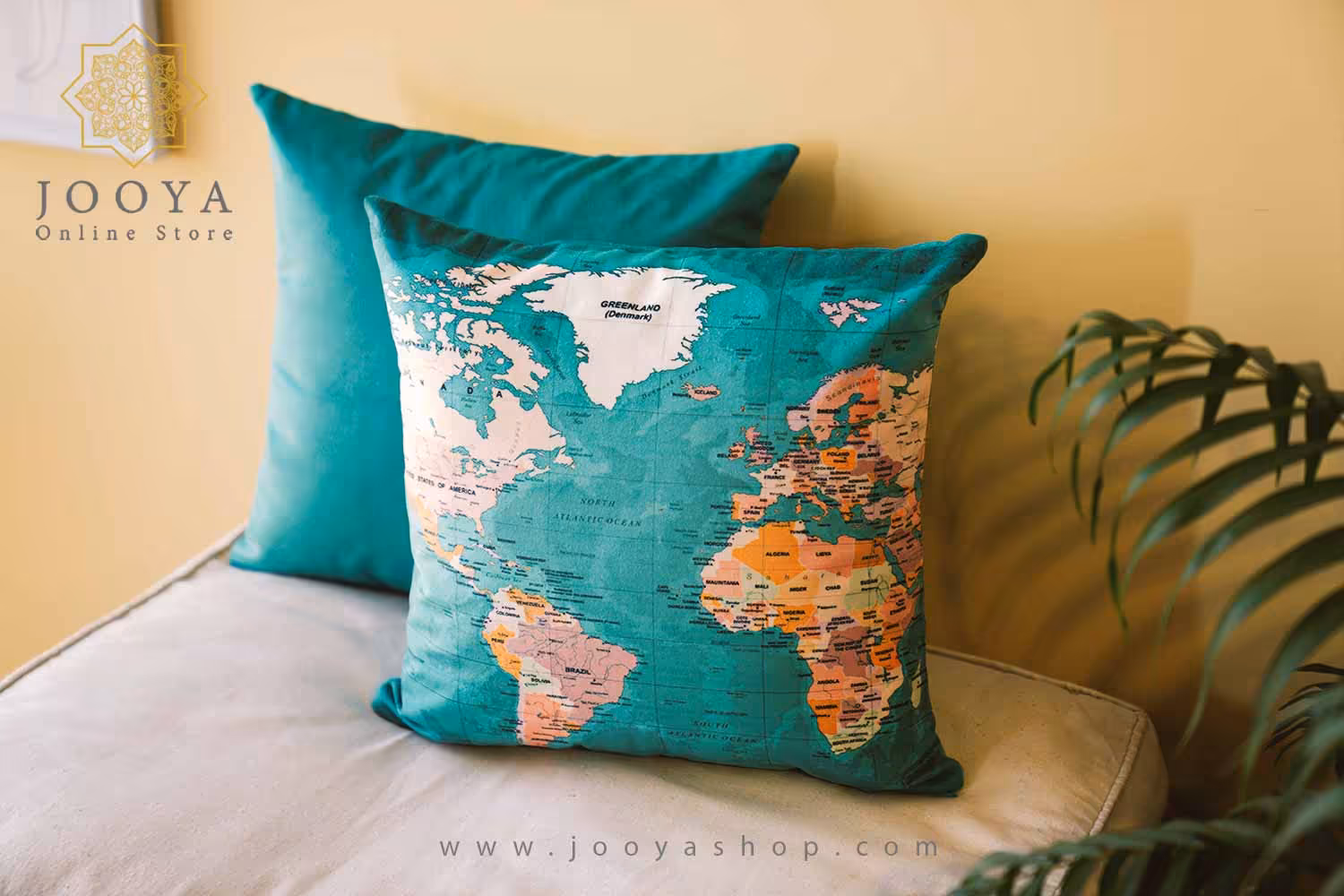 کاور کوسن نقشه جهان طرح 2