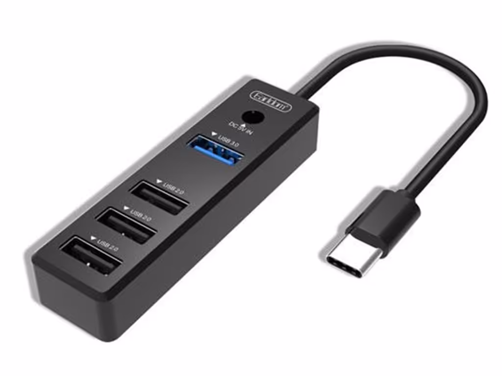هاب تایپ سی 4 پورت ارلدام Earldom ET-HUB08 USB-C Hub