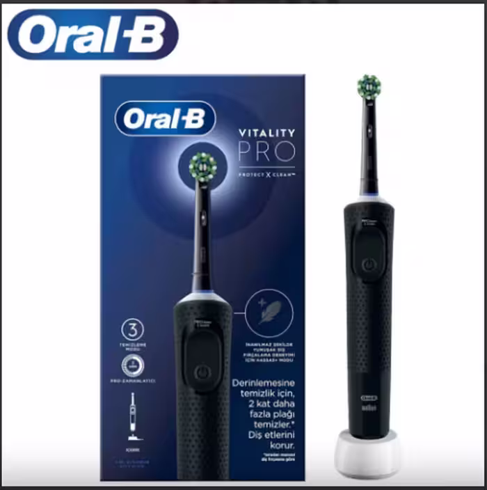 مسواک برقی اورال بی مدل ORAL B Vitality Pro Protect X Clean مشکی