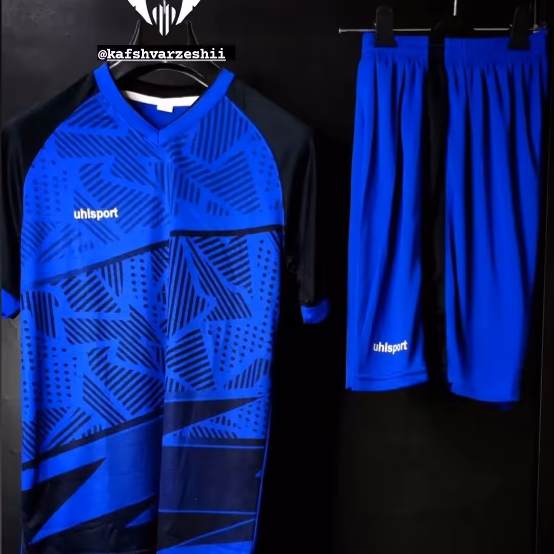 ست پیراهن و شورت فوتبالی الشپرت آبی رنگ